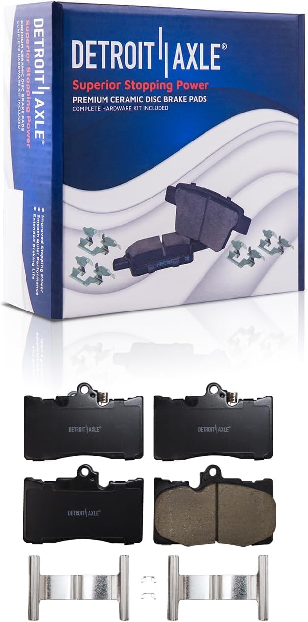 Detroit Axle - 8pc Brake Kit for Lexus GS350 IS350 IS200t RC350 GS200t GS450h IS300 RC200t RC300, 13.15
