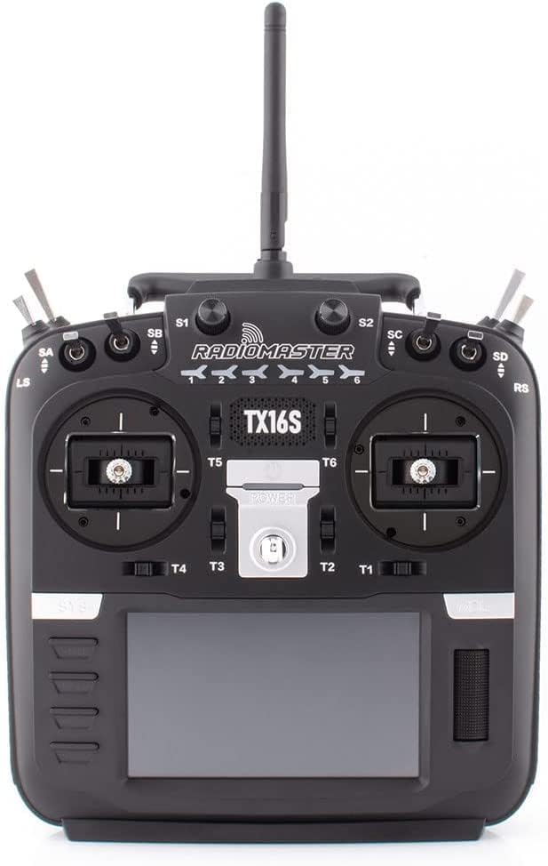 RadioMaster TX16S Mark II V4.0 Hall Gimbal 4-in-1 ELRS Multi-Protocol Radio Controller Support EdgeTX/OpenTX Built-in Dual Speakers Mode2 Radio Transmitter (4IN1 Mode 2 with Bag)