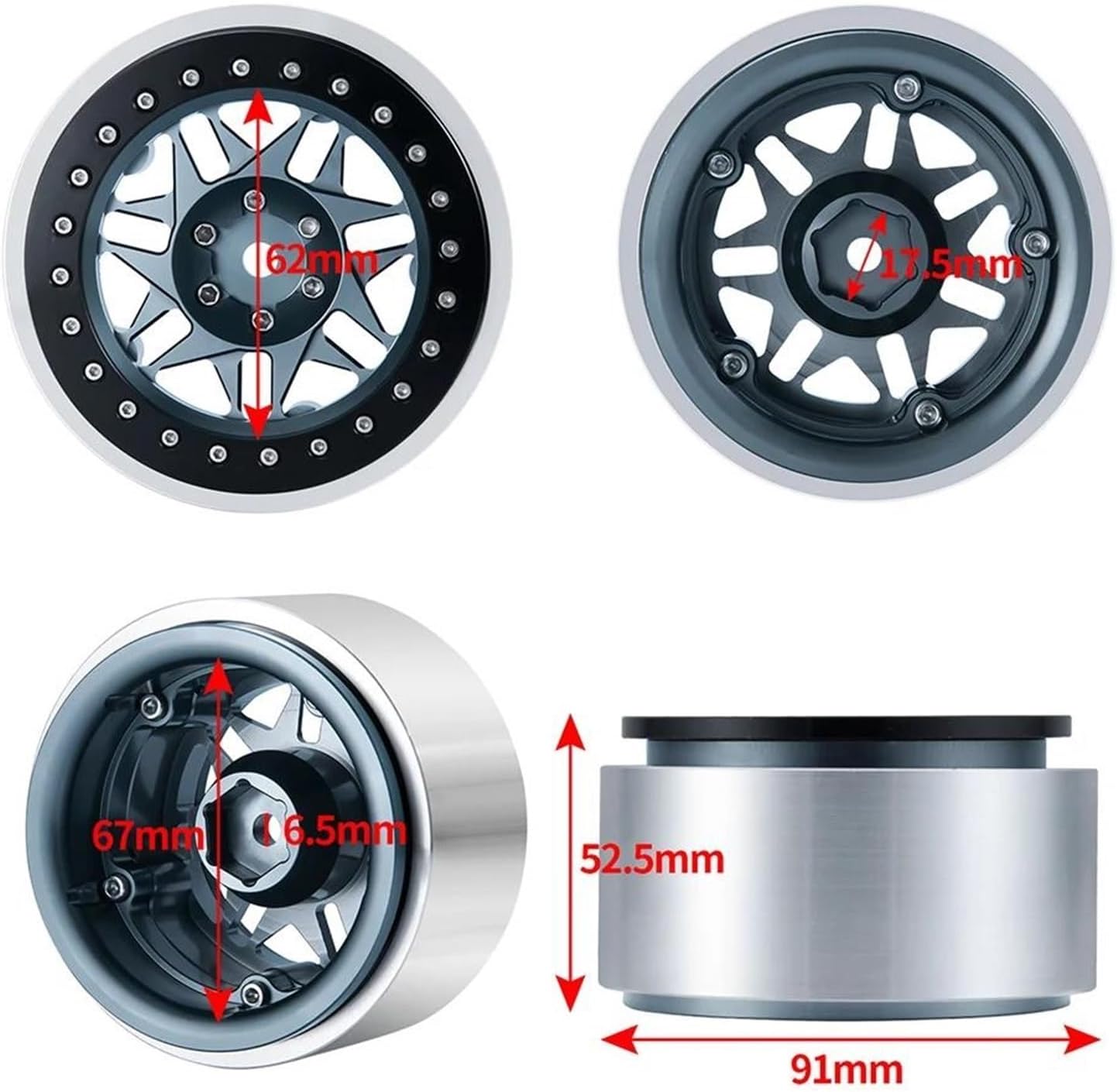 RC Spare Part for Axial for SCX6 AXI05000 for Wrangler 1/6 2.9