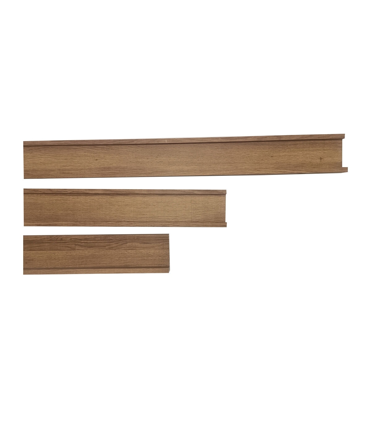 3pc Wood Ledge Picture Frame Shelf Set by Place & Time