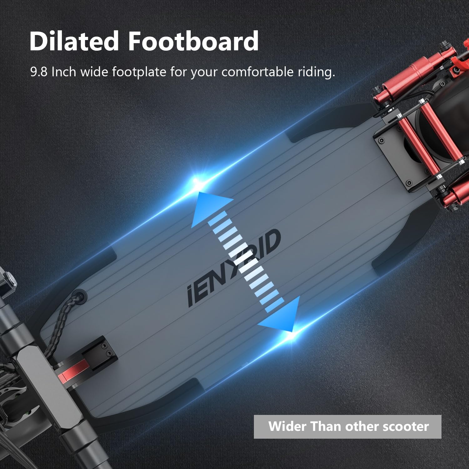 Electric Scooter Adults, 800W Motor & 28MPH Portable Folding Commuting Eletric Scooter, Up to 25 Miles Range, 10