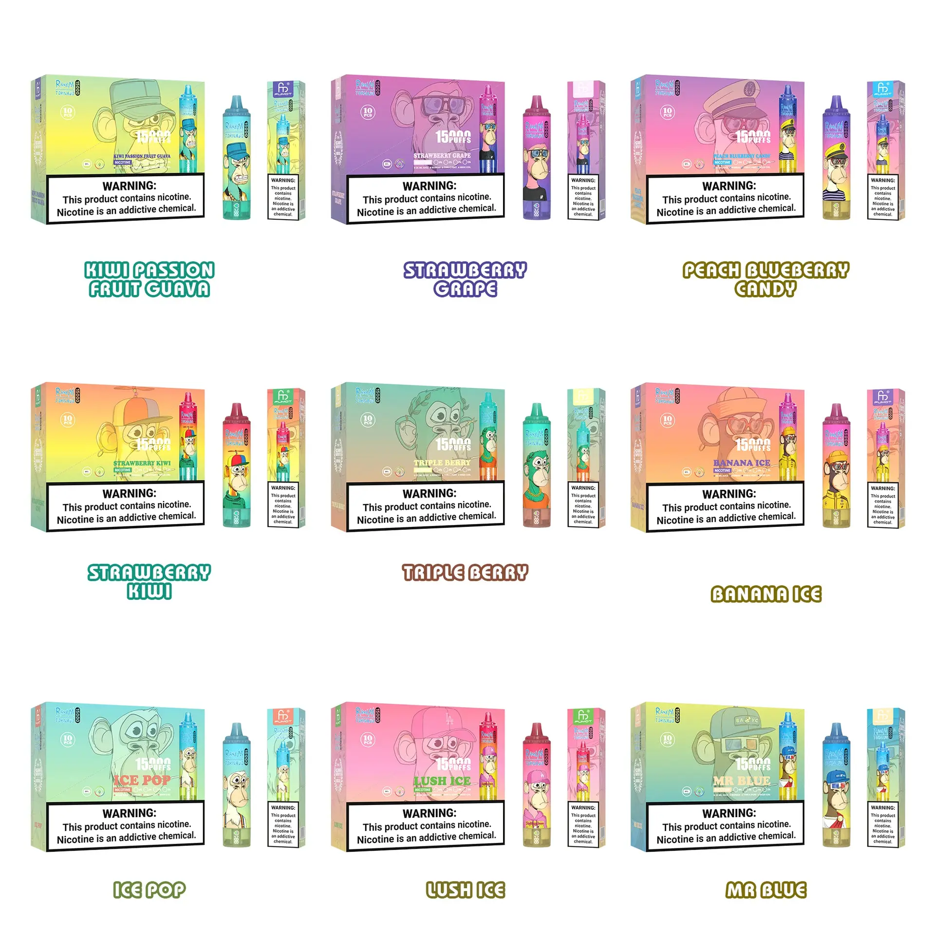 FUMOT TORNADO 15K (5pcs) - MYEU VAPES