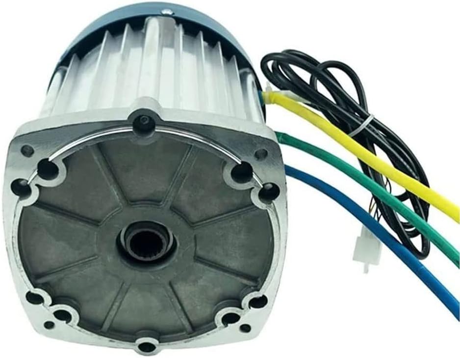 Electric Brushless Motor 1500w 60V, Square 4-Hole Differential Motor 18 Gear High Power Electric Tricycle Motor Brushless Motor