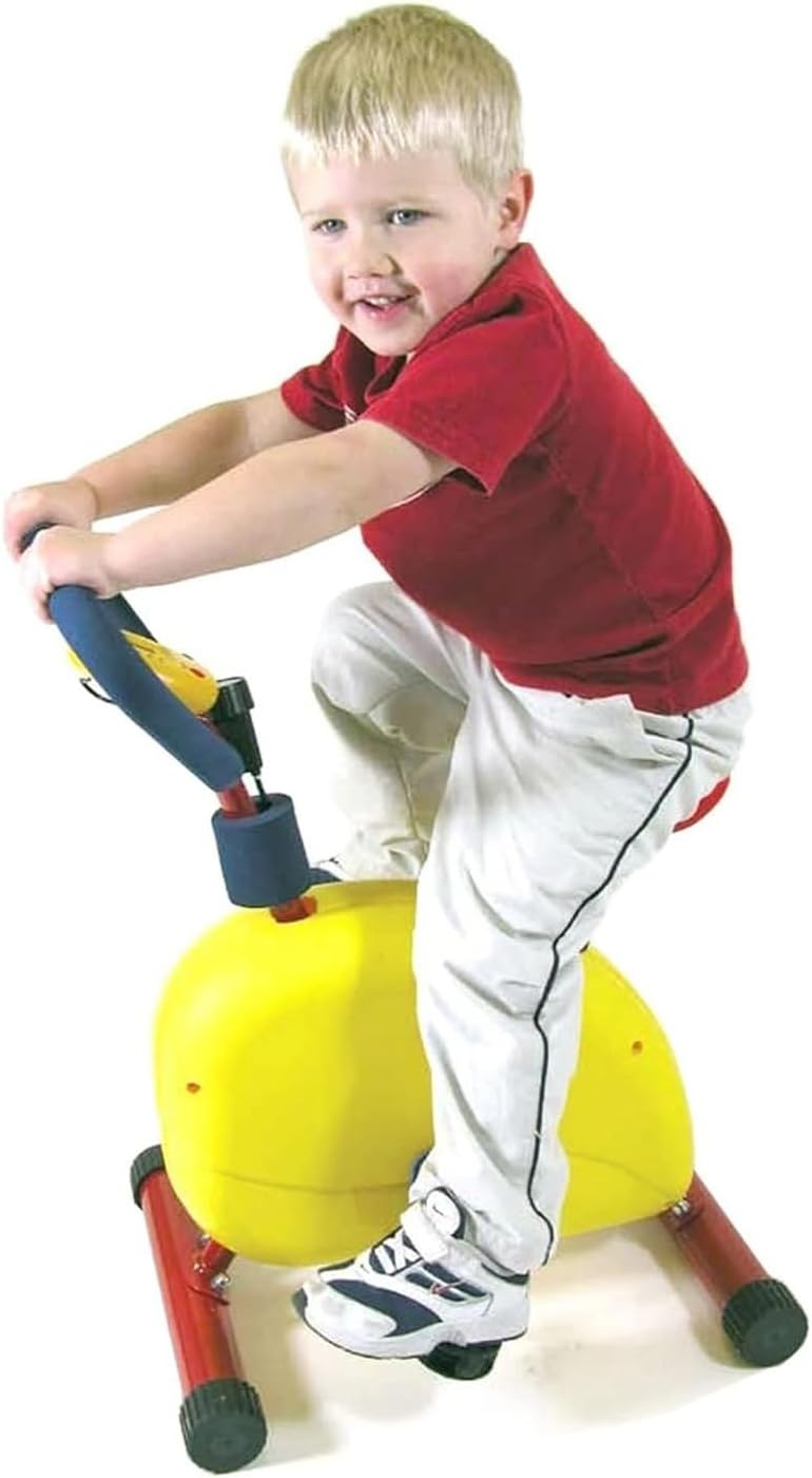 Kids Workout Equipment Adjustable Resistance and Seat Height Kid Stationary Bike Suitable for 3 to 8 Years Old Kids Indoor Cardio Training