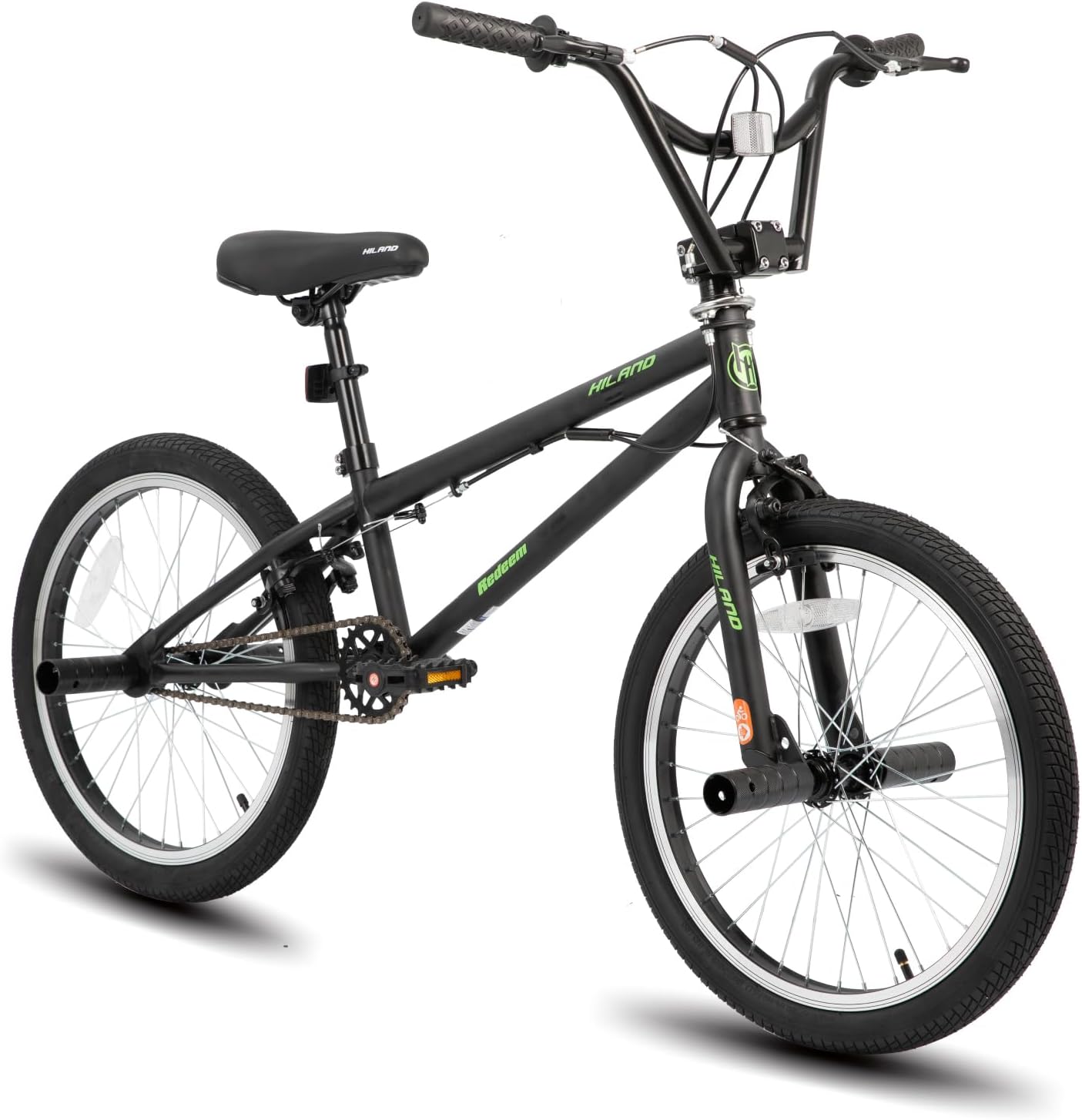 HILAND 20 inch Kids BMX Bicycle for Boys Girls Age 5-12 Years Old, 360 Degree Gyro & 4 Pegs, Kids Bike for Beginner-Level to Advanced Riders, Multiple Colors