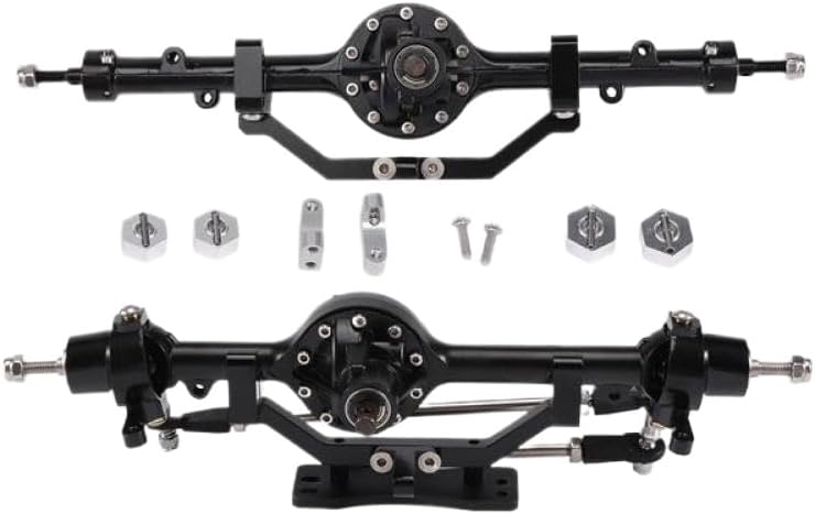 1/10 RC CNC Front Rear Axle Set Compatible With D110 Gelande II TF2 Yota II Models X59A