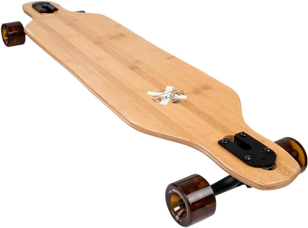 Arbor Bamboo Axis 40″ K. Darmaeva Pro Model Longboard Complete – Drop-Through Longboard Deck with Bamboo & Maple Construction, Stable Carving & Cruising Board