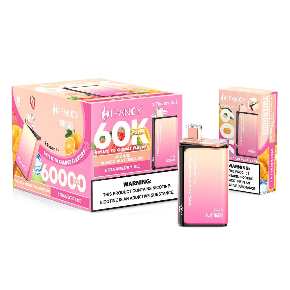 HIFANCY TWIN MAX 60K 2 in 1 (10pcs) - MYEU VAPES