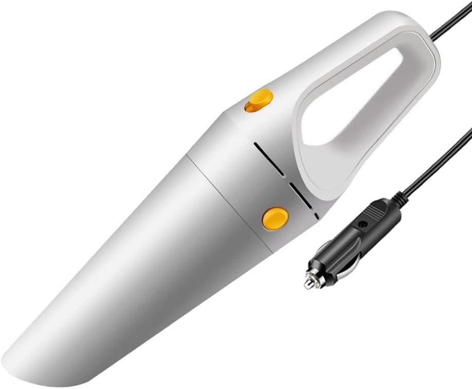 Feiyx Handheld Auto Vacuum Cleaner for Car Wet and Dry Dual Use,High Power, Handheld Vacuums,6kpaPowerful Suction Mini Vacuum Cleaners (Color : White, Size : B)