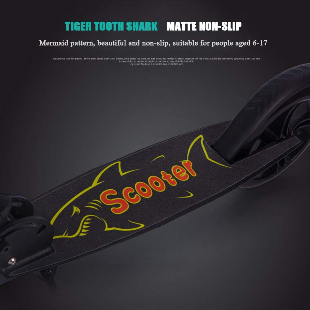 High End Scooter - Tornado City Scooter Brake Suspension, Foldable and Height-Adjustable Stunt Scooter, Freestyle Kick Scooter for Adults and Children