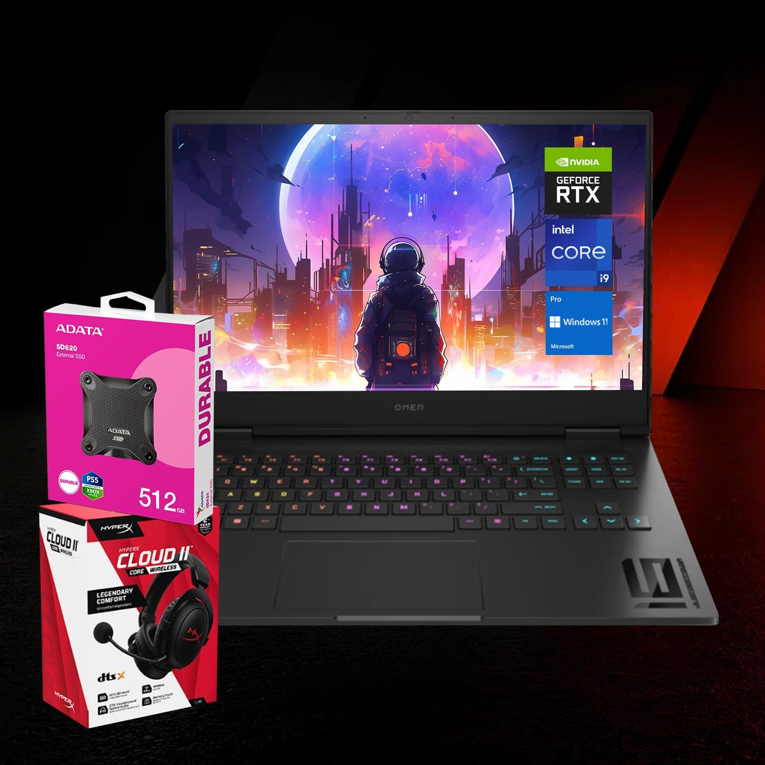 HP Omen Pro i9 RTX 4080 Gaming Laptop, 16.1