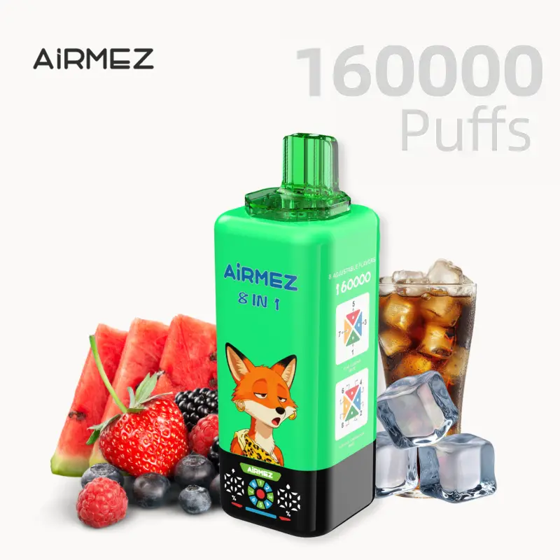 🔥AIRMEZ FOX 160K 8 in 1 (10pcs) - MYEU VAPES