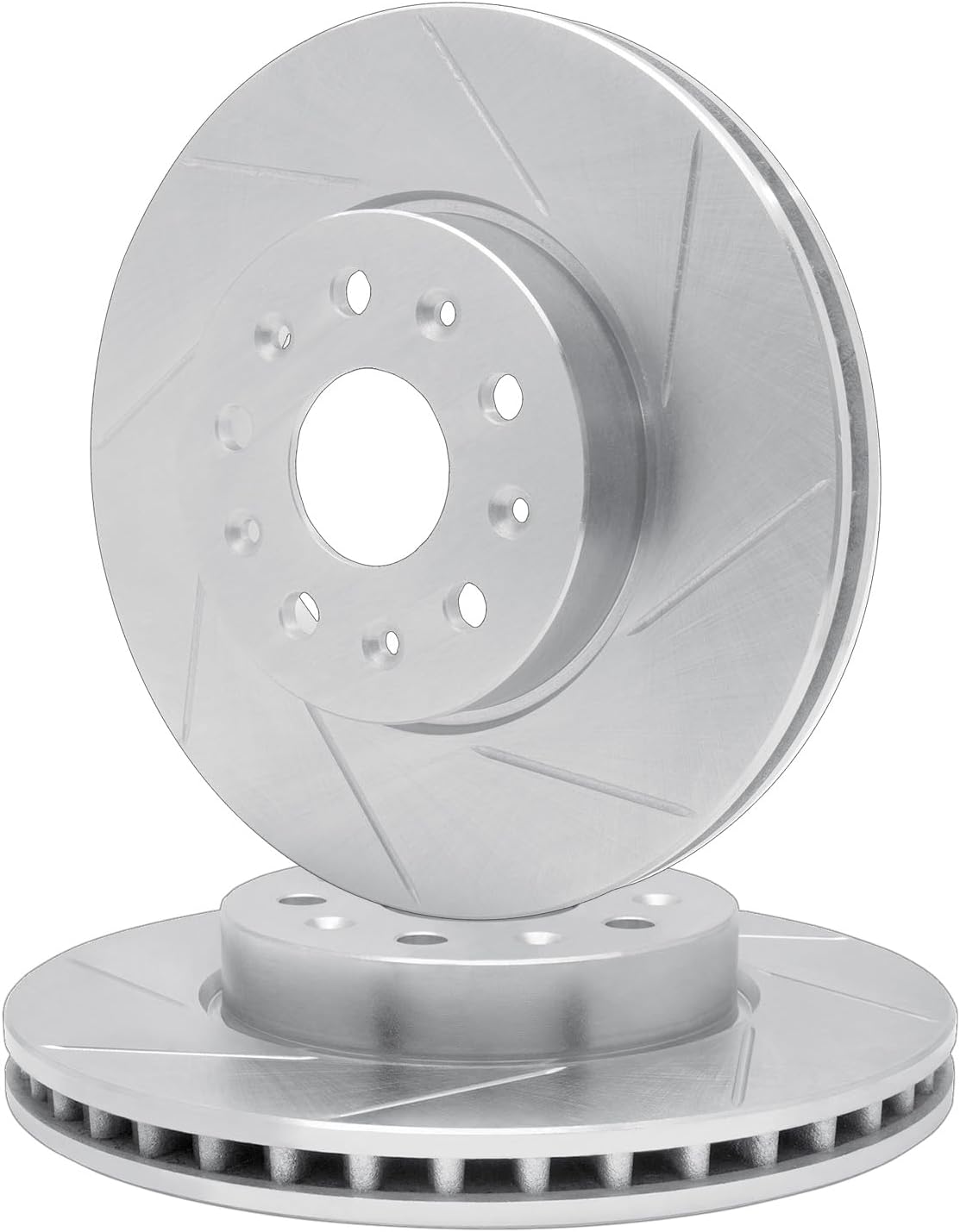 R1 Concepts Front Brake Rotors For 2016-2020 Lexus GS, 2015-2022 Lexus RC F| Slotted Disc Brake Rotors| Brakes and Rotors Brakes and Rotors