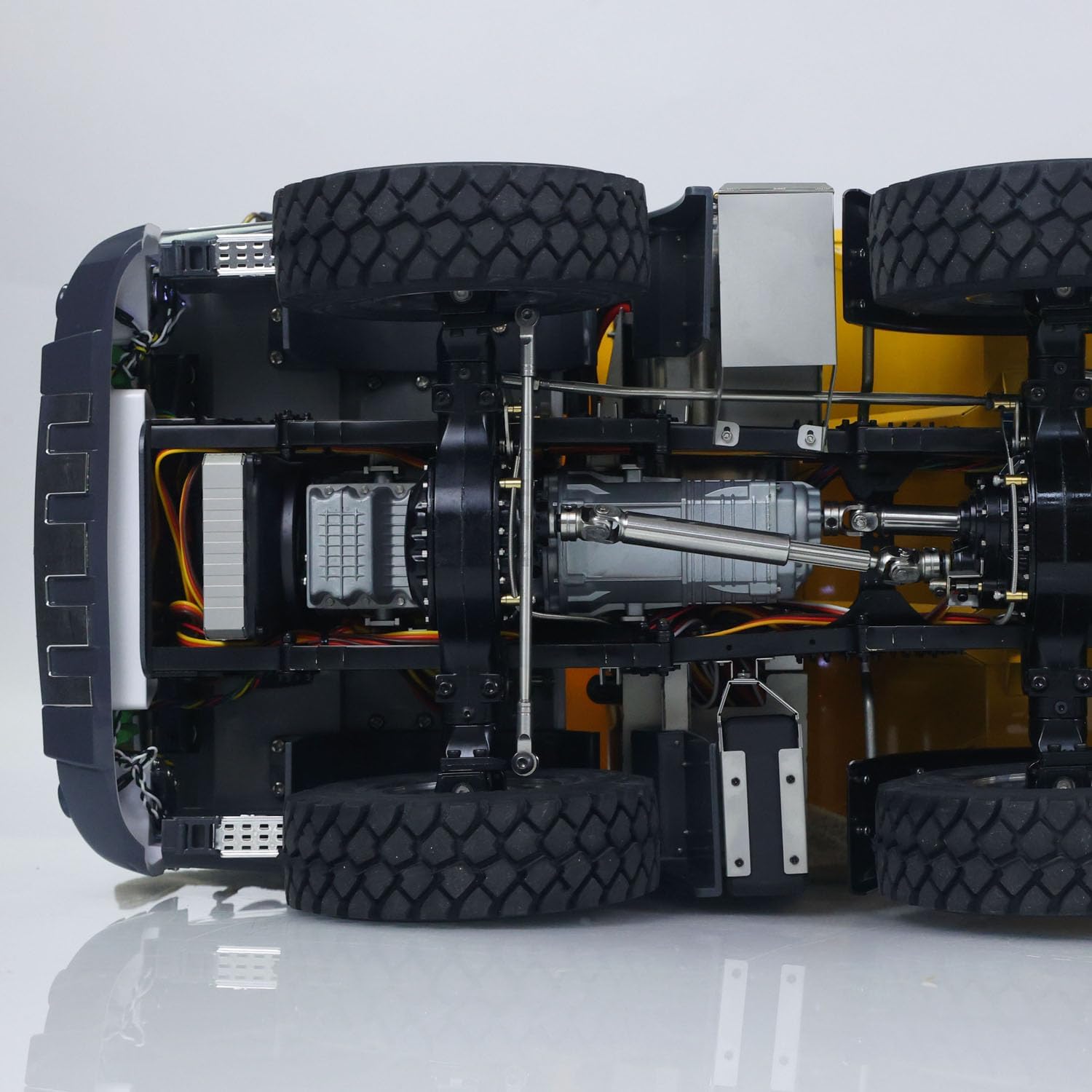 TOUCAN RC HOBBY 1/14 219 Metal Radio Controlled Hydraulic Dumper Truck 10X10 10X6 RC Tipper 3Speed Axles Transfer Case Differential Locks