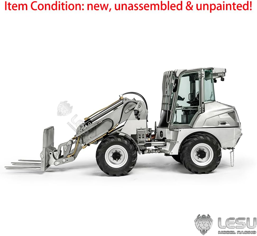 TOUCAN RC HOBBY 1/14 LESU RC Hydraulic Fork Loader AT1050 Radio Control Telescopic Arm Car Kits