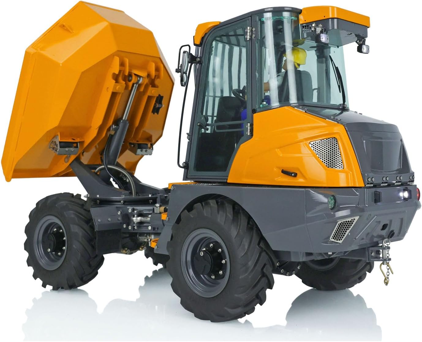 TOUCAN RC HOBBY 1/14 LESU 4 * 4 6MDX RC Hydraulic Articulated Dumper Truck Differential Lock Axles