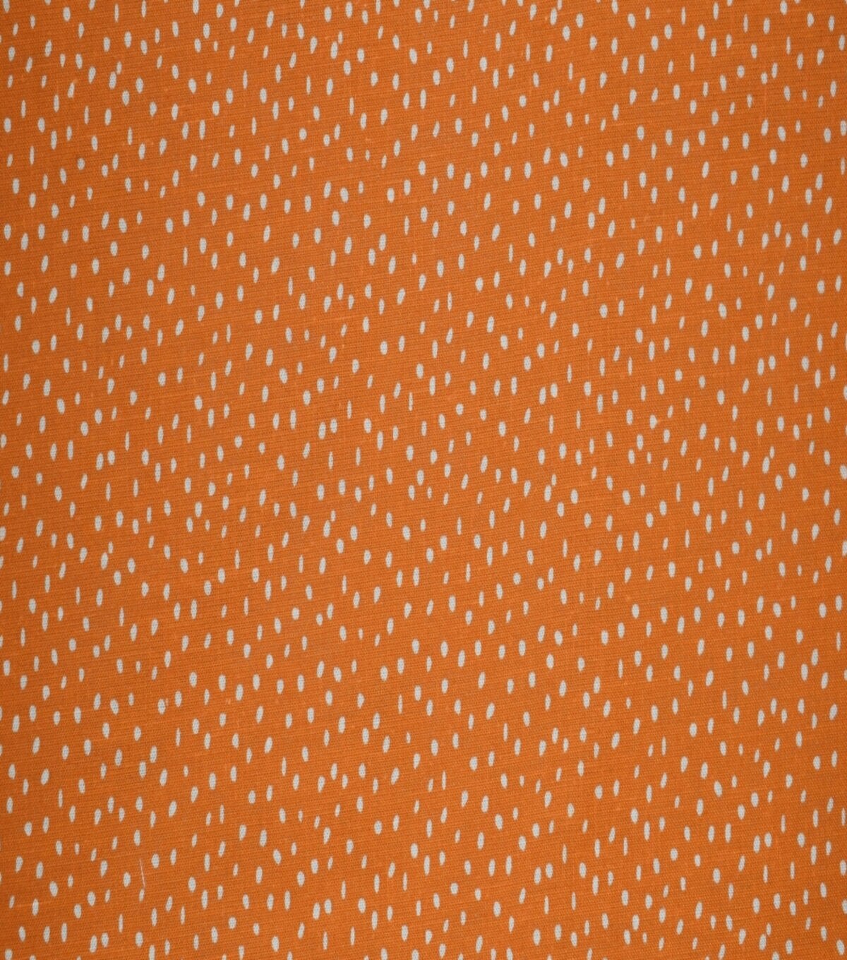 Speckled Dots on Vibrant Orange Quilt Cotton Fabric by Quilter's Showcase