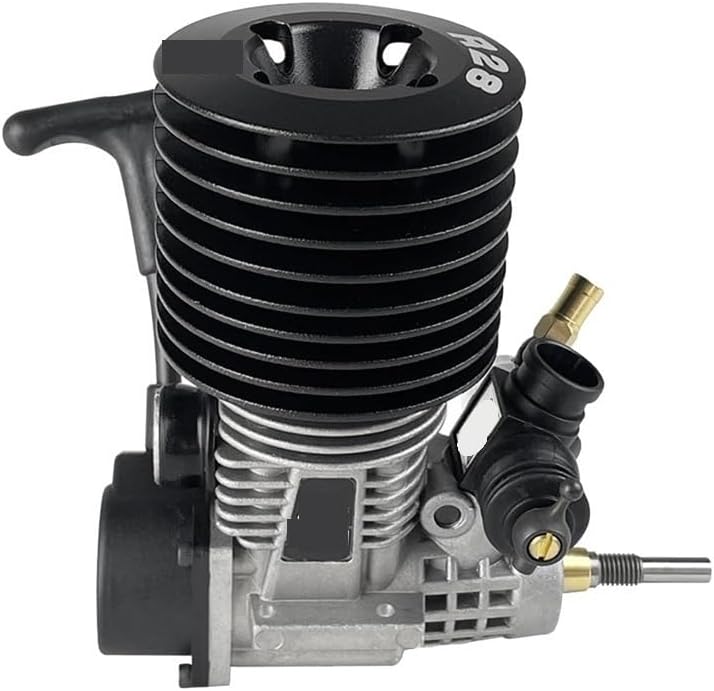 [Replacement Vehicle Parts] Methanol Vehicle Nitro Engine for Rc Car 1/8 Buggy for Monster Truggy for FC 28 Engine 4.58CC Pull Starter Engine Carburetor Replacement [Replacement]