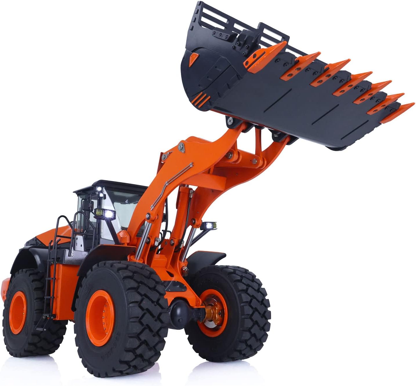 US in Stock, 1/14 RC Hydraulic Loader for ZW370 JDM 198 RTR RC Construction Vehicles Model Light Sound I6S Radio Controller Charger Battery Hobby Garde Model