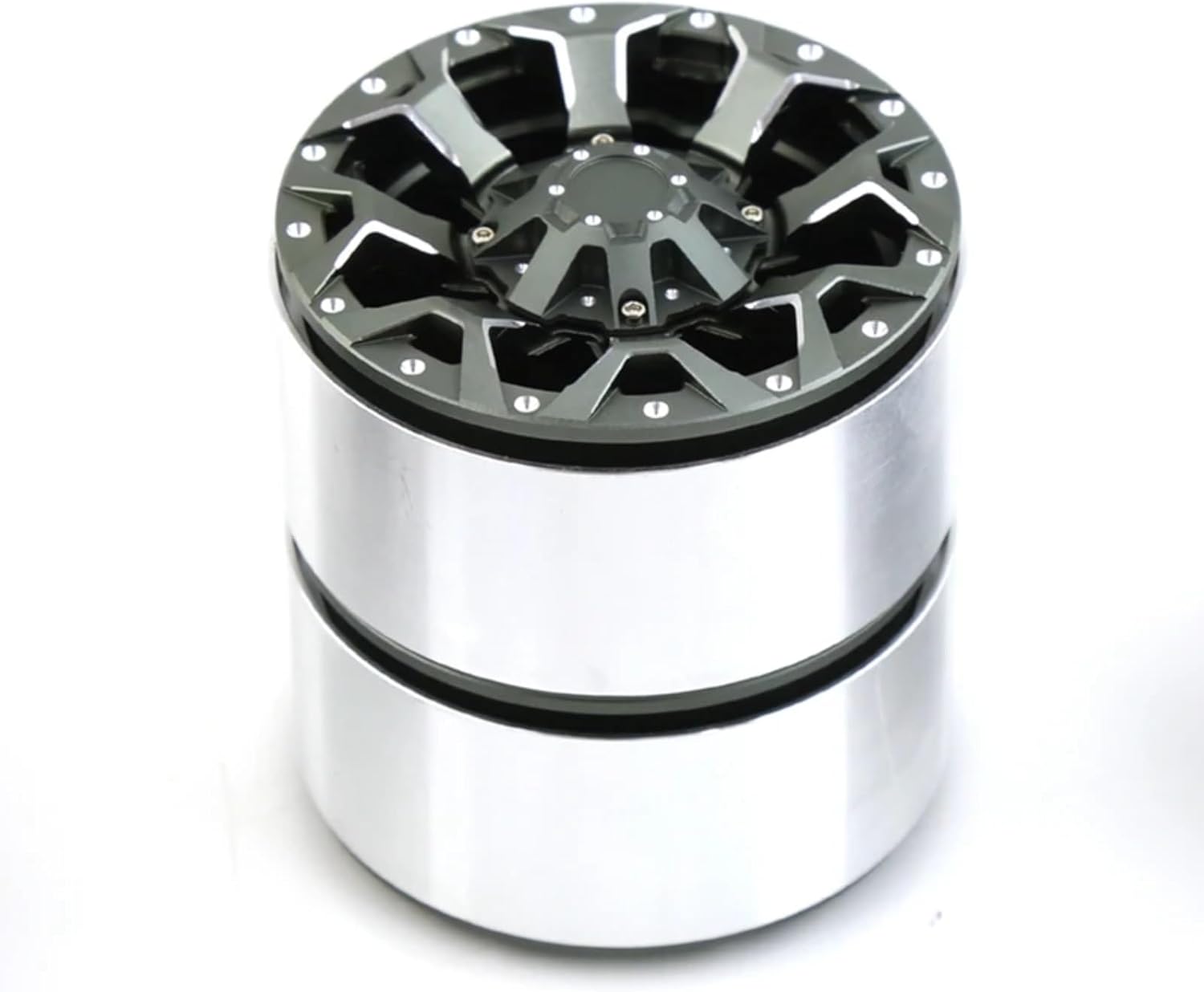 RC Car Parts for Axial for SCX10 for Wraith RR10 for Capra for Traxxas for TRX4 1/10 4Pcs RC Crawler Car Metal Beadlock Wheel Rim 2.6 Inch Upgrade Parts