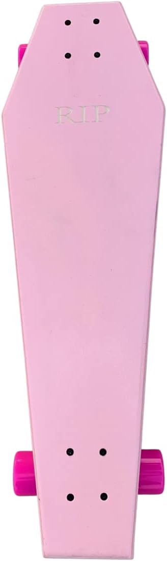 Coffin Death Tarot Pink Skateboard | Longboard | 30x9 | Coffin Croozer
