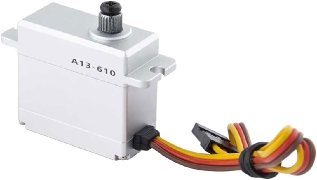1/2 Pcs A13-610 9 kg 0.10 sec Hardened Steel Coreless Servo Motor(2pcs A13-610)