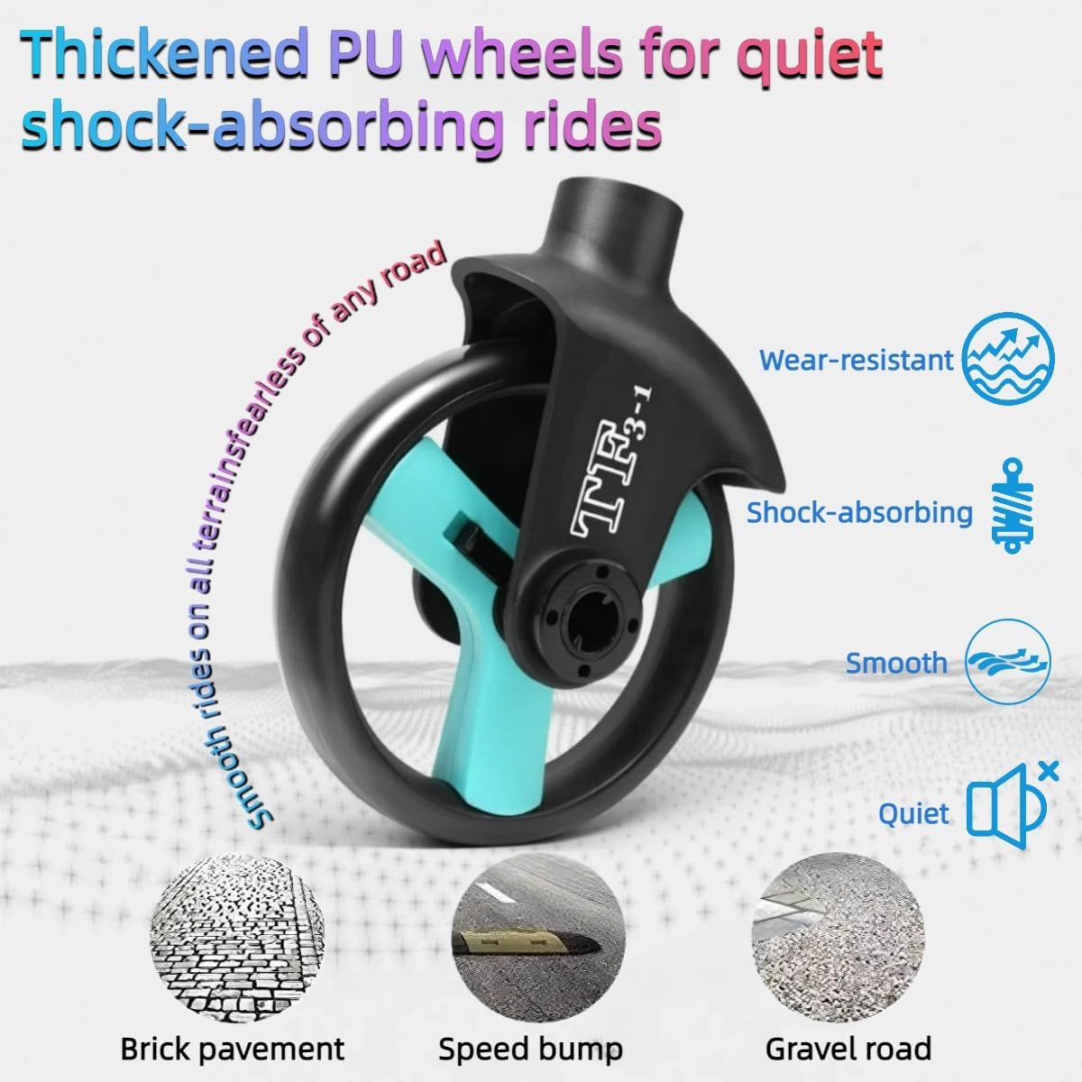 3 in1 Kids Scooter with Seat, Transformer Balance Bike to Tricycle to Kick Scooter, Adjustable Height Handlebar & Rear Brake