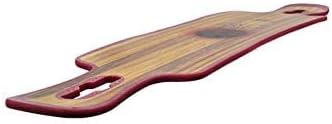 Longboard Skateboard, Freestyle Cruiser, Waterproof and Wood Construction, Cruise Skateboard and Longboard Decks, Lightweight Build (County Line Soft Deck Only)
