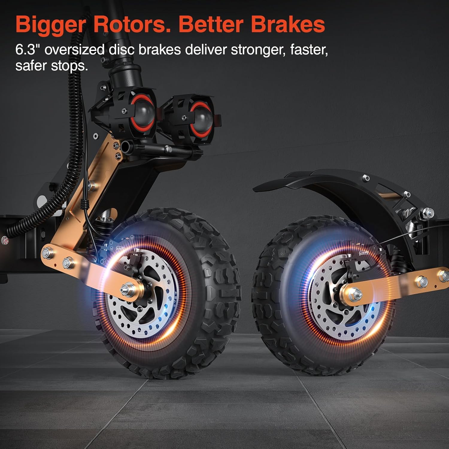 T88/T85 Electric Scooter for Adults Series, 1500W/6000W Peak Motor, 31-53 Mph & Up tp 40-59 Miles Long Range Off-Road Electric Scooter, 10