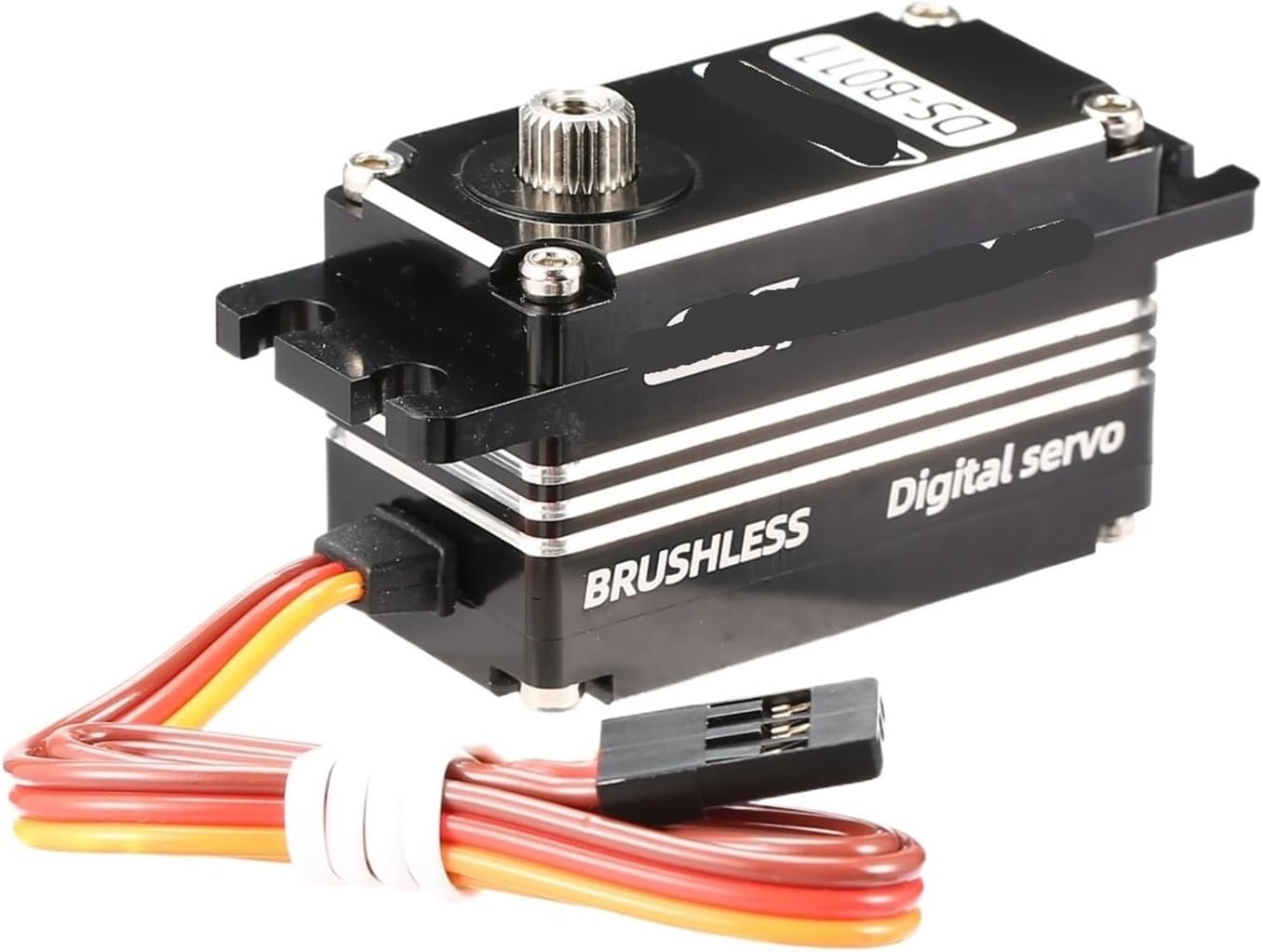 16KG/17KG Coreless/Brushless Short Body Servo Waterproof Digital Metal Housing Gear Motor(17KG Brushless Servo)