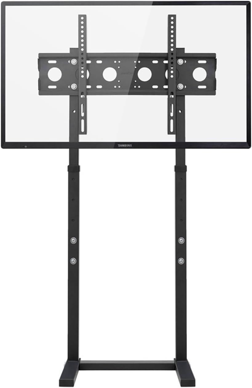 Tall TV Floor Stand Height Adjustable TV Mounting Bracket Suitable for 32-65 Inch LED LCD Monitors Loading 40 kg(Black)