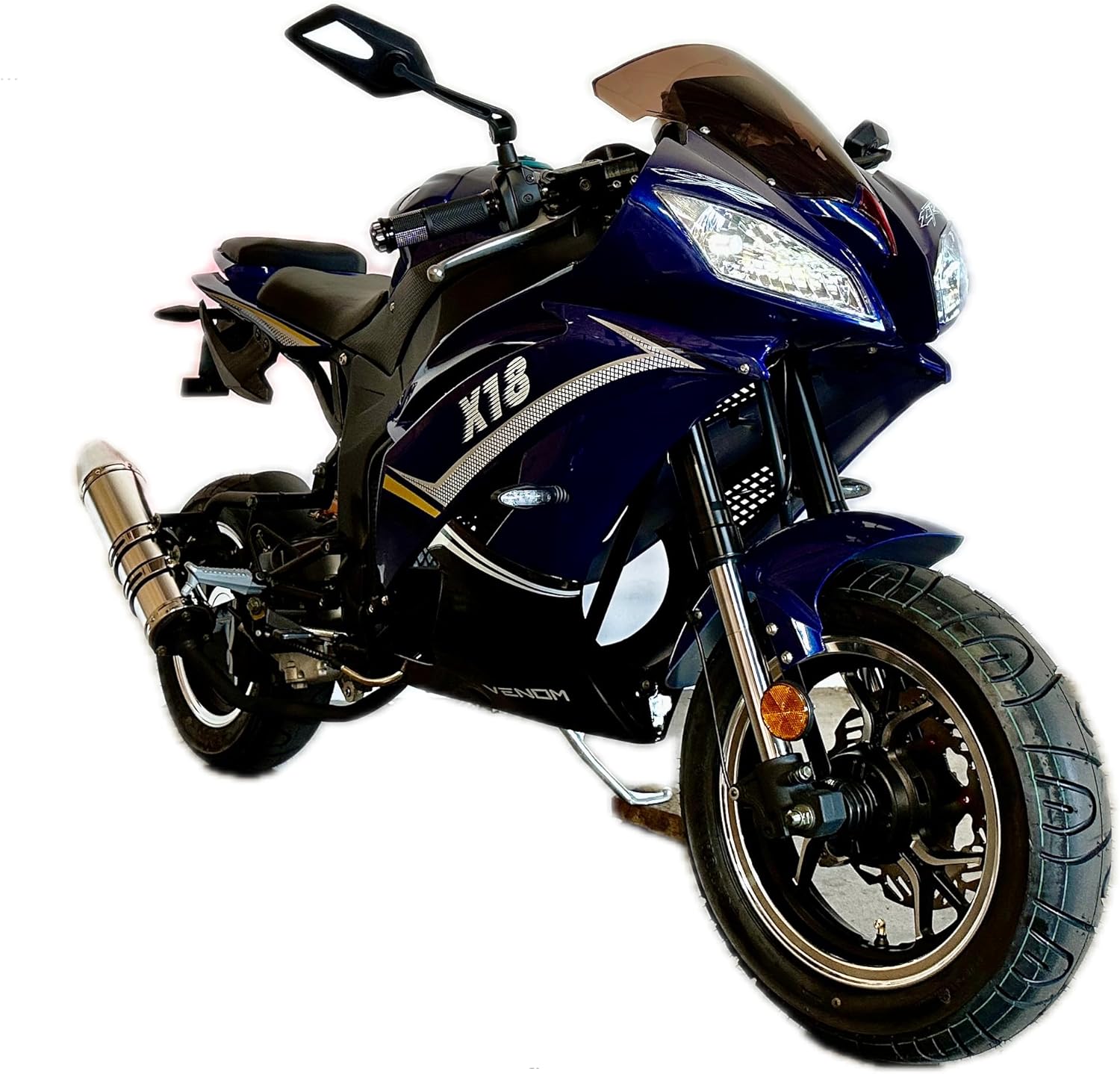 Venom x18 50cc Ninja Motorcycle, Moped Scooter, Automatic RX1, 12