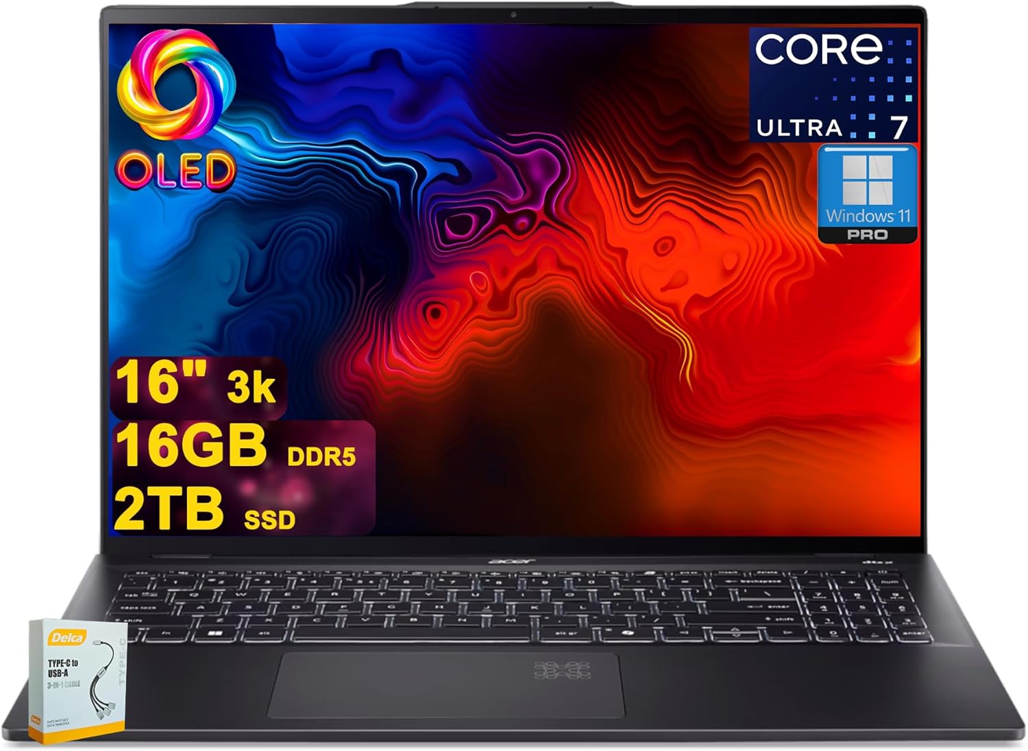 acer Swift 16 AI Copilot+ Laptop | 16