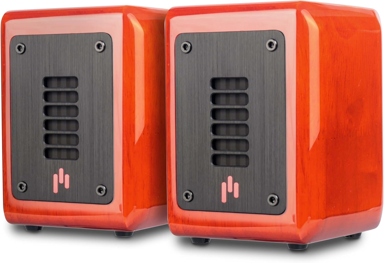 Aperion Audio PST MKII Planar-Ribbon Super Tweeter Pair for Home Theater Stereo Speaker HiFi Audiophile Ultra High-End Frequency Response up to 40kHz (Gloss Cherry)