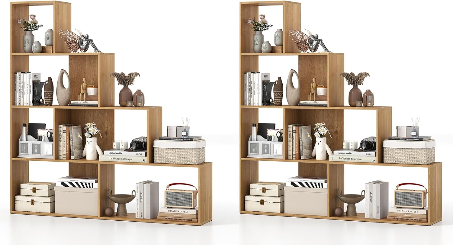 LDAILY 4-Tier Cube Bookshelf, 64