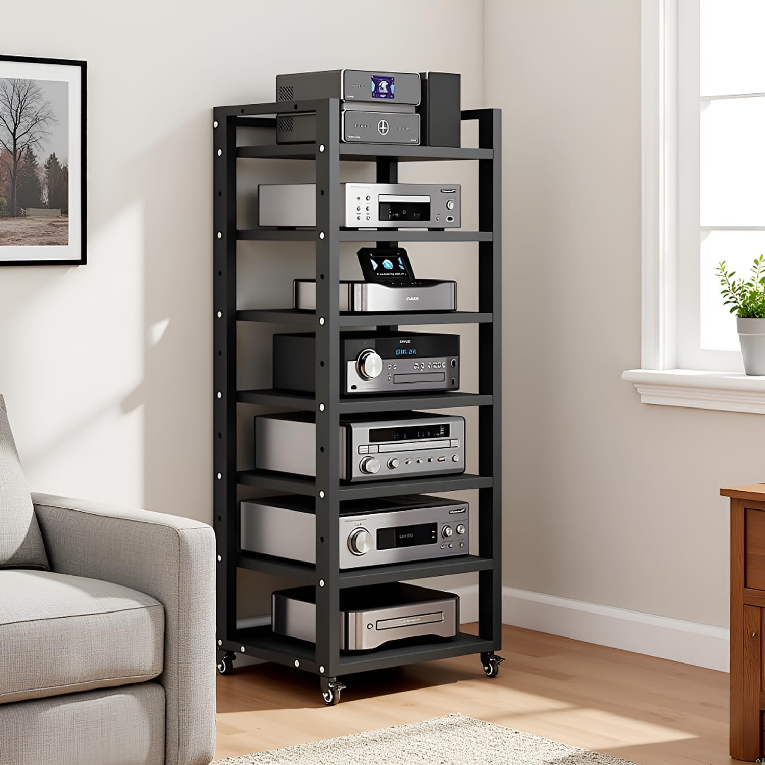 XEOKXOIT 7 Tier AV Media Stand