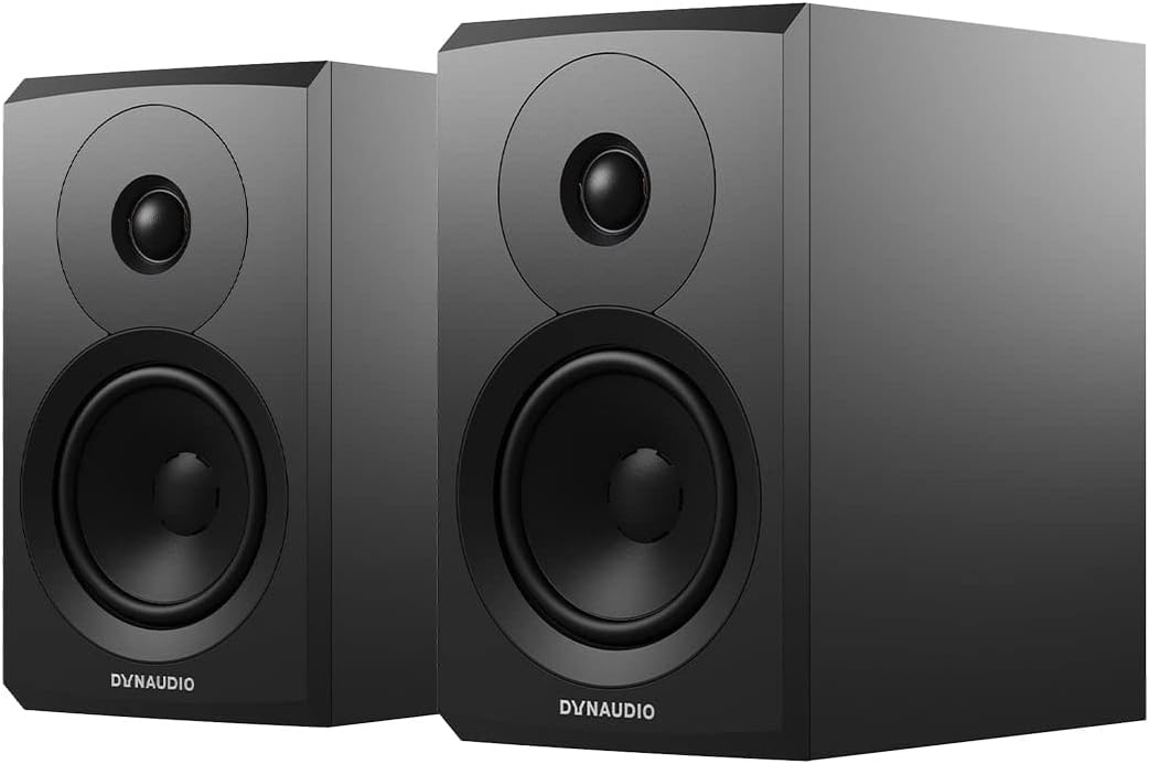 DYNAUDIO Emit 10 Compact Bookshelf Speaker - Pair (Black Satin)