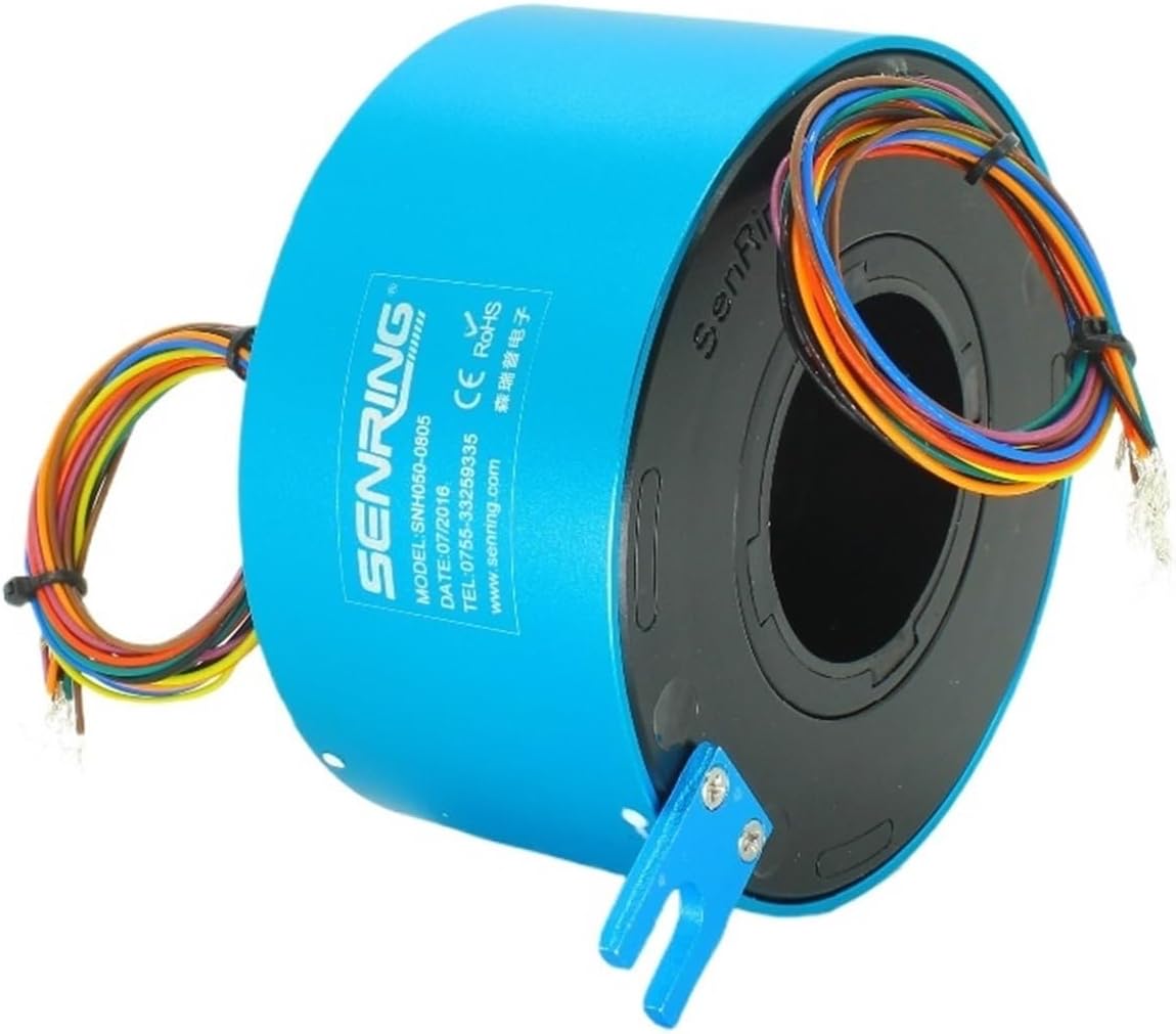 Electrical Connector 8 Circuits Each 5A with bore Size 50mm of Through Hole Slip Ring