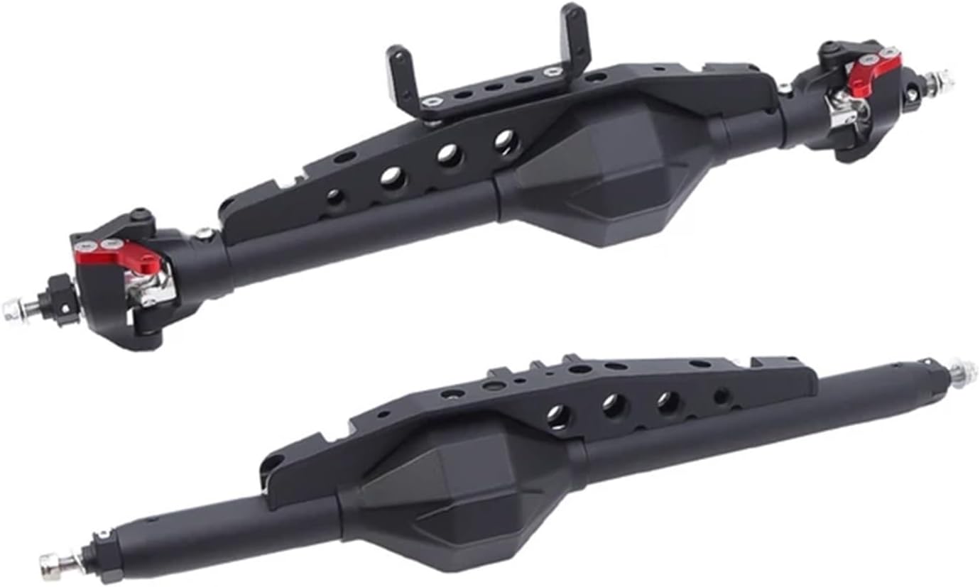 RC Vehicle Axles Compatible with Axial for Capra 1/10 RC Car Part Aluminum Alloy Front Rear Axle RC Car Accessories Replacement Parts Upgrade Accessories(Color1)