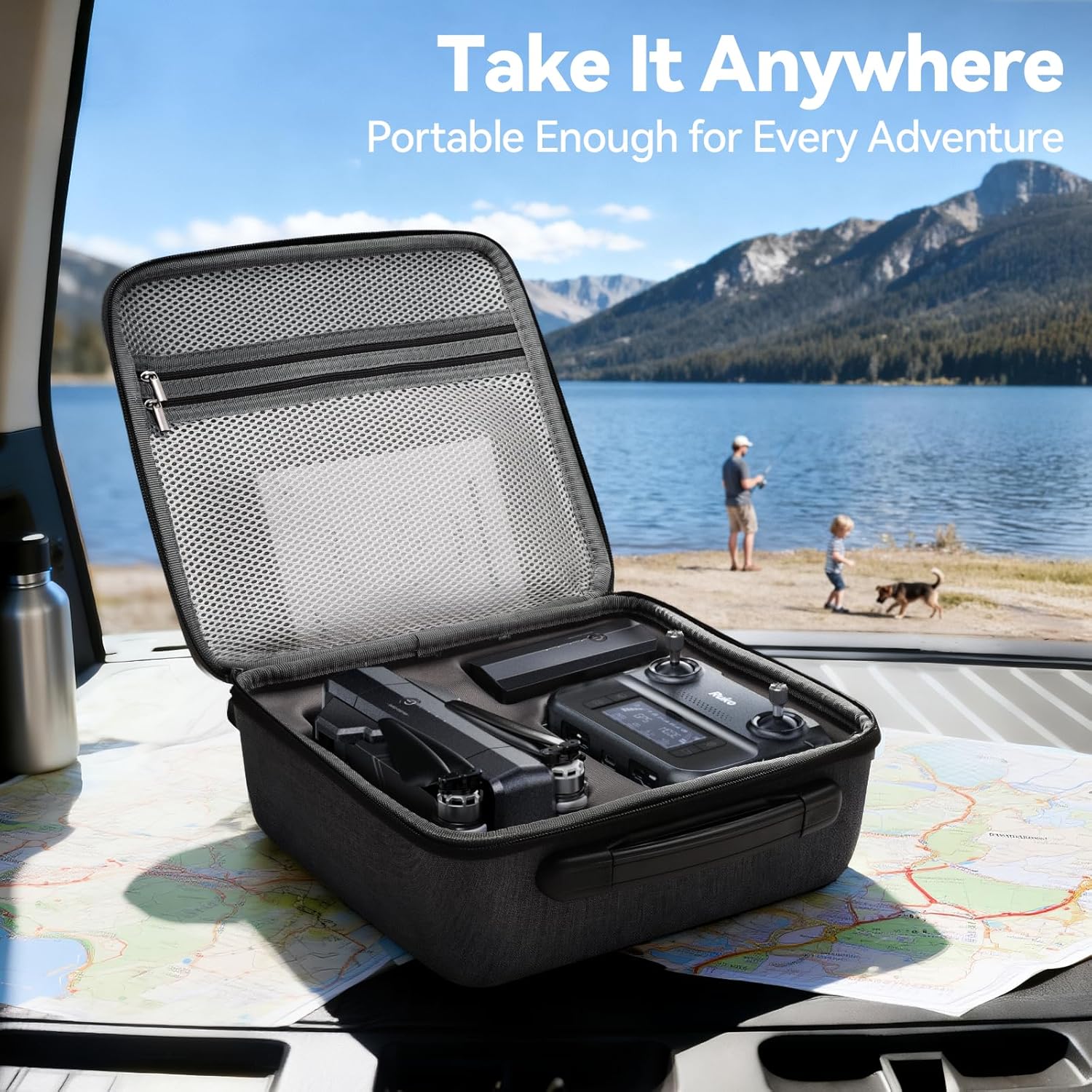 Ruko F11GIM2 Drones with Camera for Adults 4K, 64Mins Flight Time, Gimbal & EIS 4K Camera, 16404ft Digital video Transmission, GPS Auto-return Professional Quadcopter, Level 6 Wind Resistance