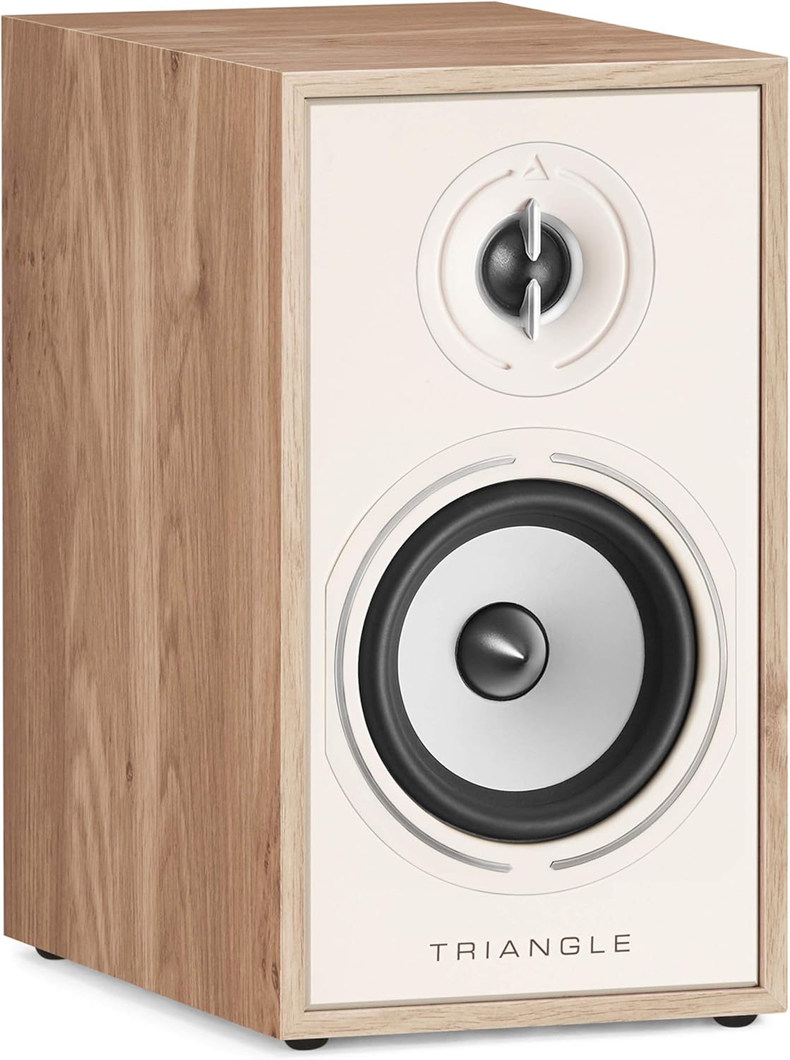 triangle - BOREA BR02 Hi-Fi Bookshelf Speakers - Power handling 80W - Output 89 dB/W/m - Versatile Music and Home Cinema - 176 x 310 x 274 mm - Light Oak (Pair)