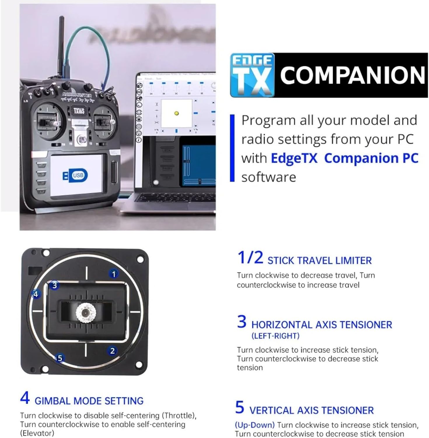 RadioMaster TX16S MKII V4.0 RC Transmitter with Hall Gimbals ELRS 2.4G for Drone Radio Control Models