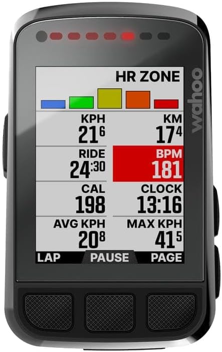Wahoo ELEMNT Bolt GPS Cycling/Bike Computer,Black
