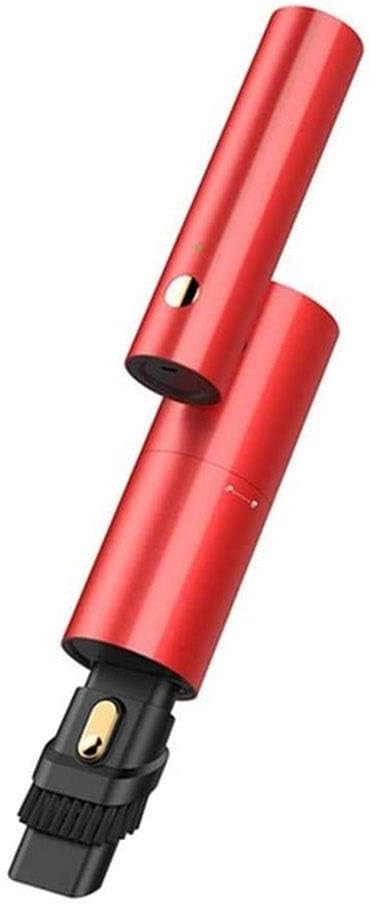 QERMXYRI Cordless Handheld Vacuum Cleaner, Cordless Rechargeable Wet Dry Mini Dust Vacuum Cleaner for Home and Car Cleaning(Red)