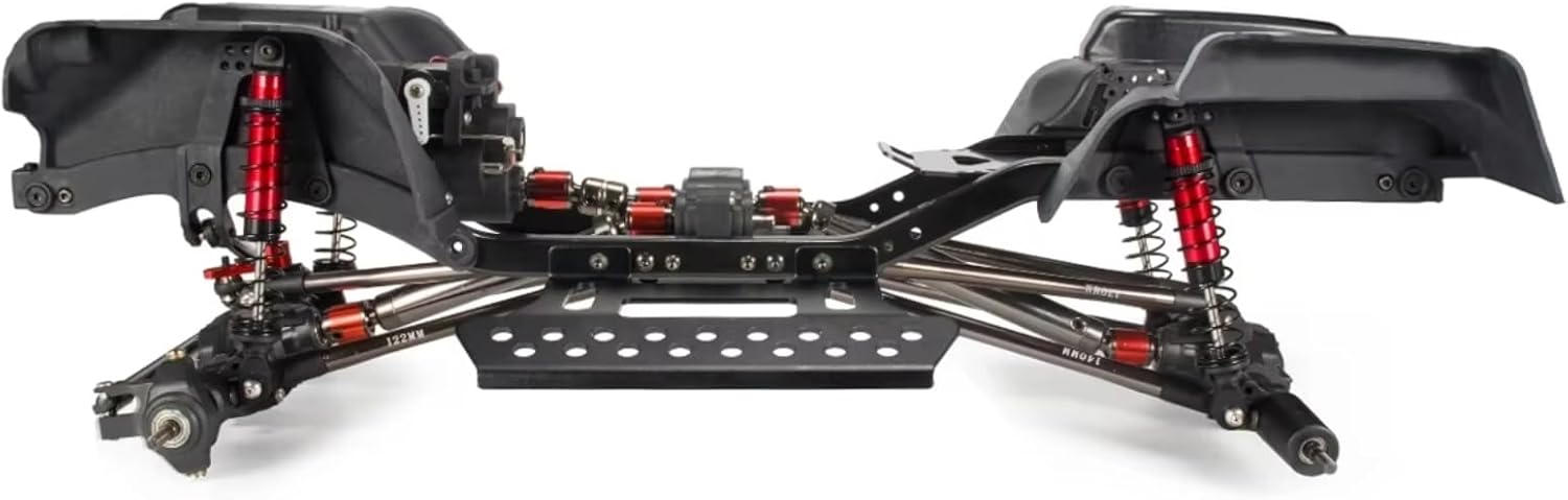 Compatible with SCX10 1/10 RC Car 313mm Wheelbase for Chassis with Prefixal 2 for Speed Transmission Flaps Fender Set RC Car Accessories