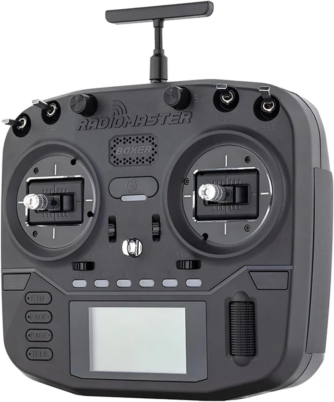 RadioMaster Boxer 2.4G 16ch Hall Gimbals Transmitter Radio Control ELRS 4in1 CC2500 Support EDGETX with Carry Case (ELRS Mode 2 with 6200)