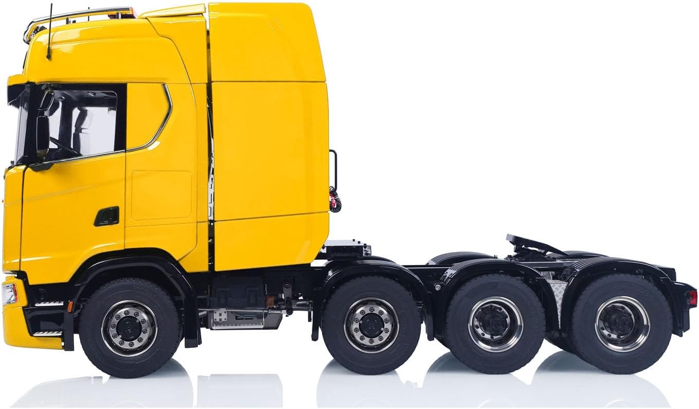 TOUCAN RC HOBBY 8X8 1/14 RC Tractor Truck 770S Metal Transmission with Transfer Case 3Speed Gearbox Light Sound System Painted Model No Charger