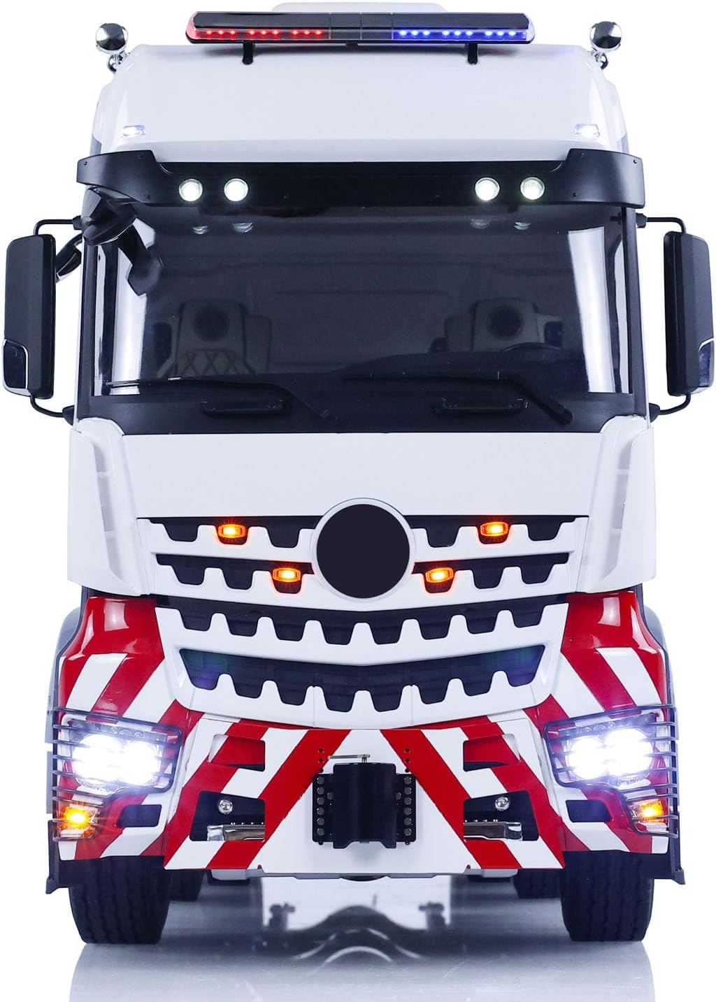 1/14 8X8 RC Tractor Trucks RTR Radio Control Car Model 2-Speed Transmission Smoke Unit Light Sound System Motor Servo ESC Liquid Crystal Display Hobby Grade Model