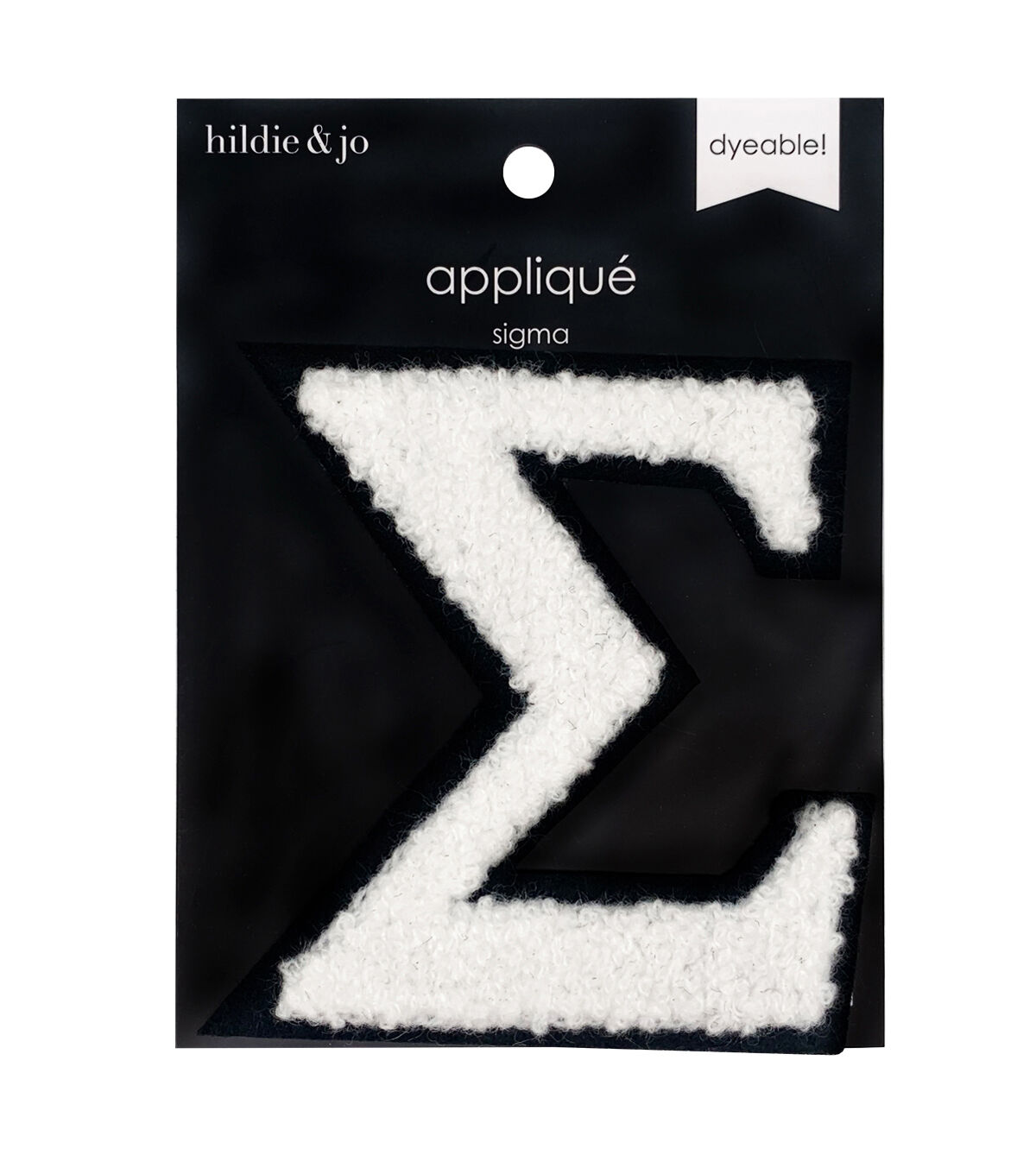 Greek Letter Iron On Applique by hildie & jo