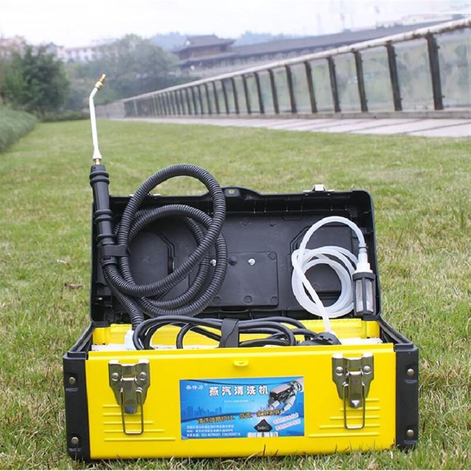 A1DFDFGOQSFG Steam Cleaning High Temperature Electric Steaming Cleaning Machine High Pressure Air Conditioner Kitchen Range Hood Car Cleaner Steam Cleaner